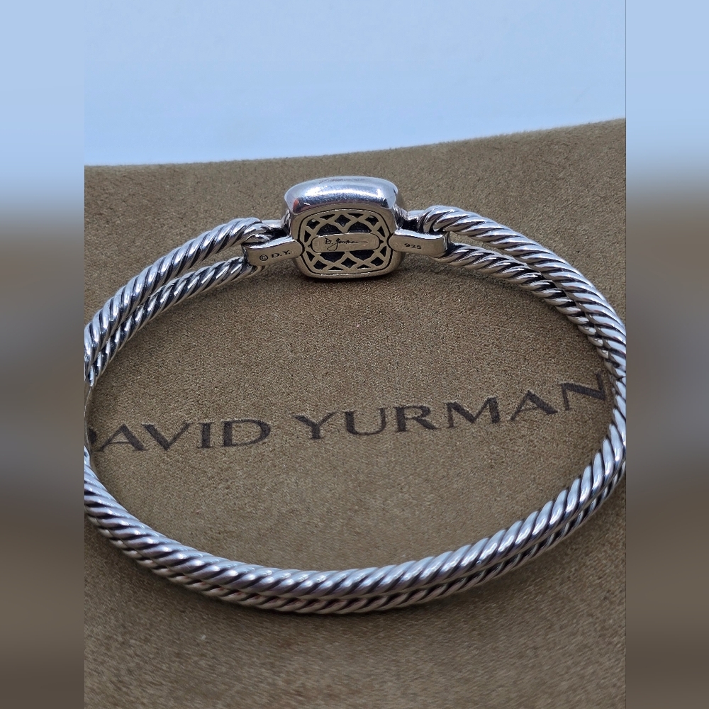 David Yurman Prasiolite & Diamond Albion Bracelet - Picture 4 of 11